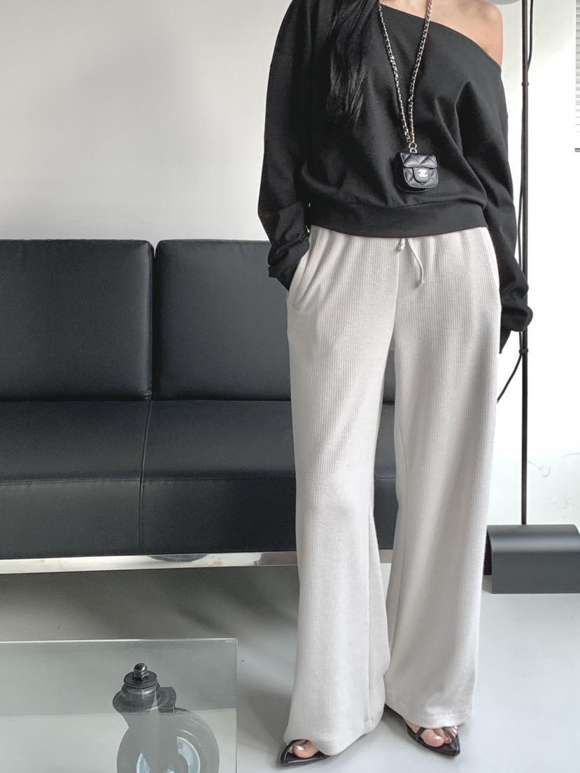 DAVICHI/D.SECOND韓國直郵女士新款真品人氣時尚休閑褲DAVICHI/D.SECOND休閑褲