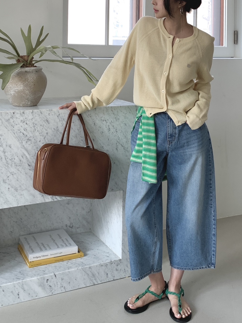 DAVICHI/D.SECOND東大門實拍女裝新品人氣牛仔褲含隨機腰帶DAVICHI/D.SECOND牛仔褲