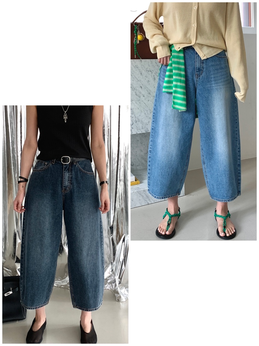 DAVICHI/D.SECOND東大門實拍女裝新品人氣牛仔褲含隨機腰帶DAVICHI/D.SECOND牛仔褲