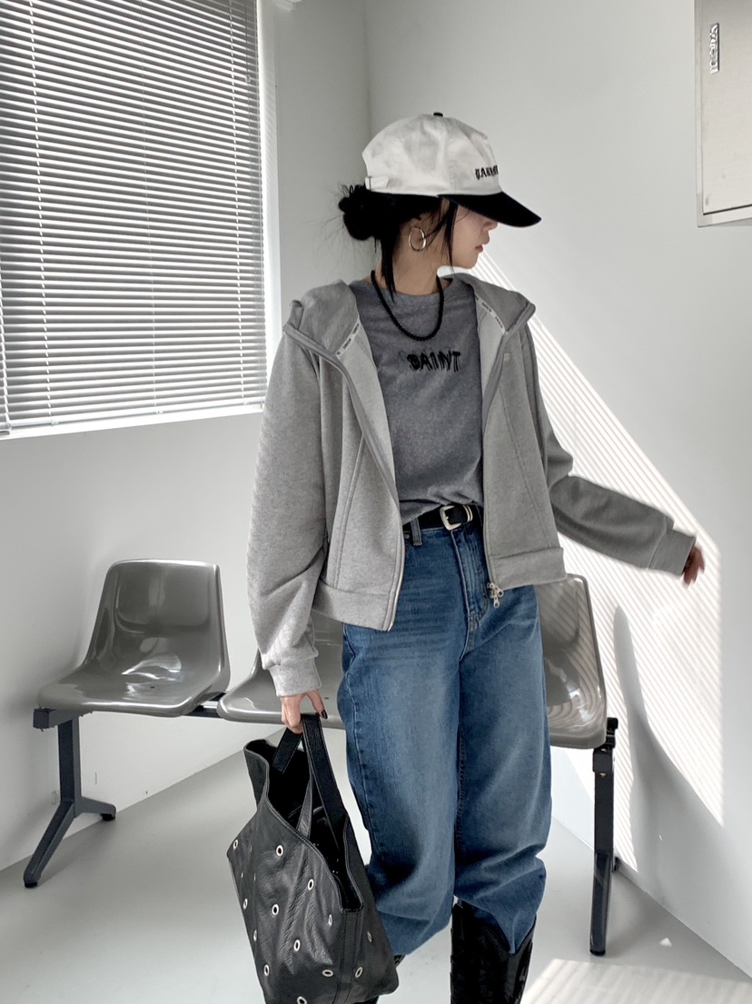 DAVICHI/D.SECOND韓國直郵女士新款休閑人氣熱賣夾克拉鏈DAVICHI/D.SECOND夾克