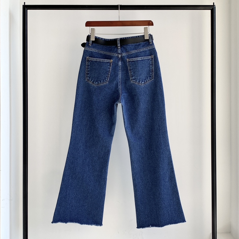 DAVICHI/D.SECOND韓國直郵女裝新款休閑牛仔褲含隨機腰帶DAVICHI/D.SECOND牛仔褲