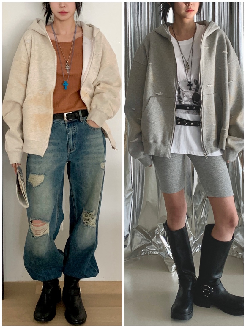 DAVICHI/D.SECOND東大門代購女士新品真品26春夏夾克兜帽DAVICHI/D.SECOND夾克