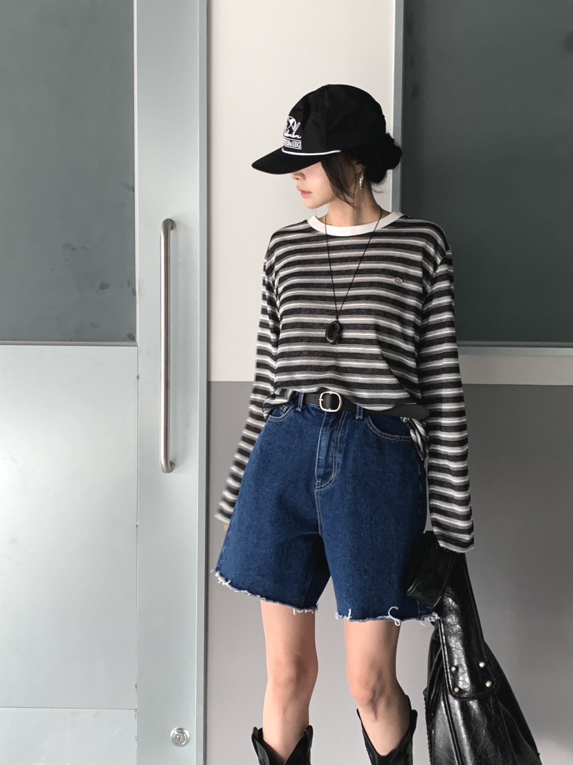 DAVICHI/D.SECOND東大門直郵女裝新品人氣職業熱賣長袖T恤DAVICHI/D.SECOND長袖T恤