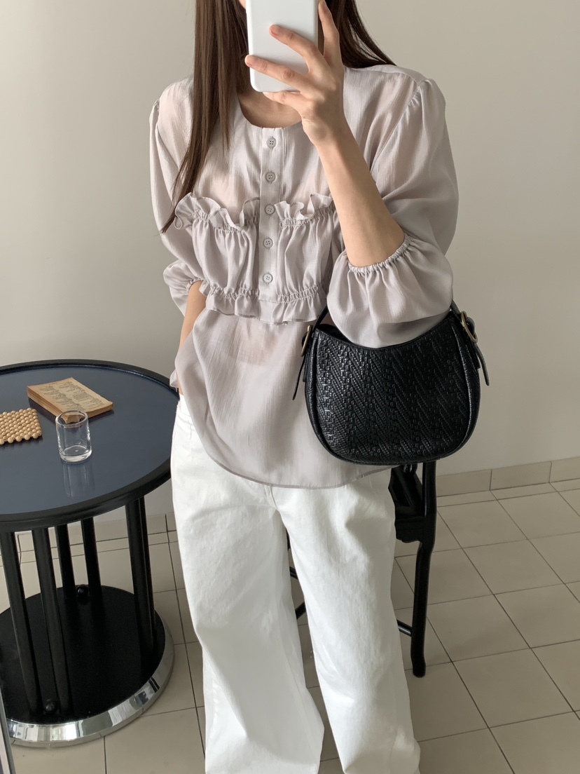 BIEN GARDER東大門代購女裝新款熱賣推薦職業襯衫蕾絲衫BIEN GARDER襯衫/蕾絲衫