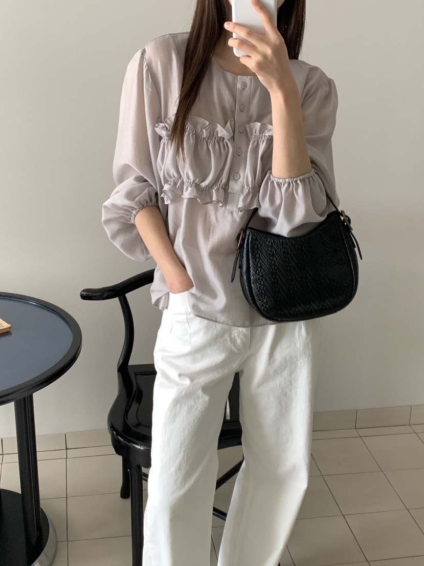 BIEN GARDER東大門代購女裝新款熱賣推薦職業襯衫蕾絲衫BIEN GARDER襯衫/蕾絲衫