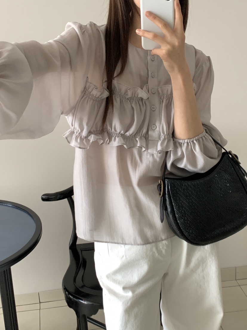 BIEN GARDER東大門代購女裝新款熱賣推薦職業襯衫蕾絲衫BIEN GARDER襯衫/蕾絲衫