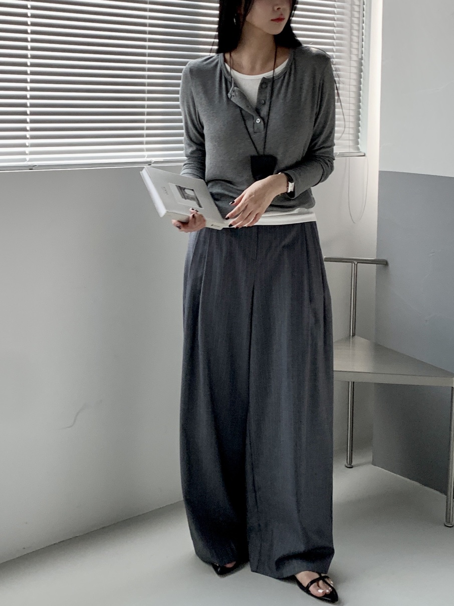 DAVICHI/D.SECOND韓國直郵女士新品休閑真品時尚休閑褲DAVICHI/D.SECOND休閑褲