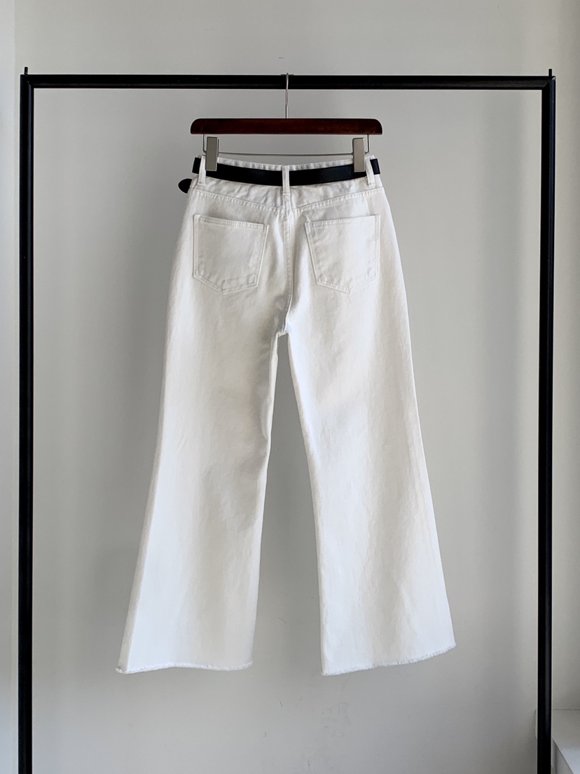 DAVICHI/D.SECOND東大門代購女裝新款休閑牛仔褲含隨機腰帶DAVICHI/D.SECOND牛仔褲