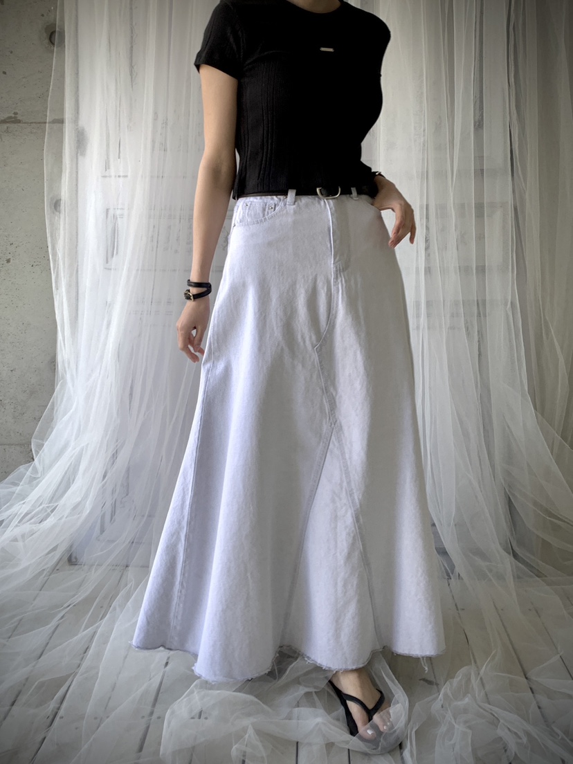 DAVICHI/D.SECOND韓國直郵女士新品真品長裙含隨機腰帶DAVICHI/D.SECOND長裙