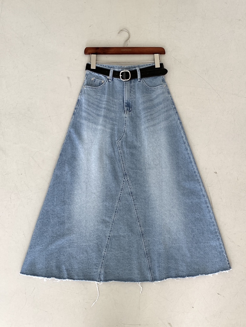 DAVICHI/D.SECOND韓國直郵女士新品真品長裙含隨機腰帶DAVICHI/D.SECOND長裙圖色2