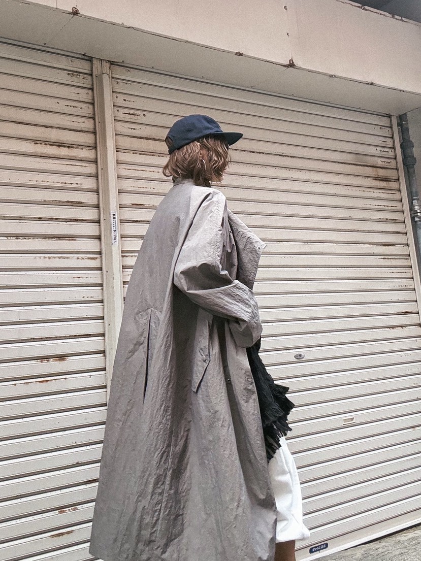 PARIS MATCH東大門直郵女裝新款職業熱賣休閑時尚長款風衣PARIS MATCH長款風衣