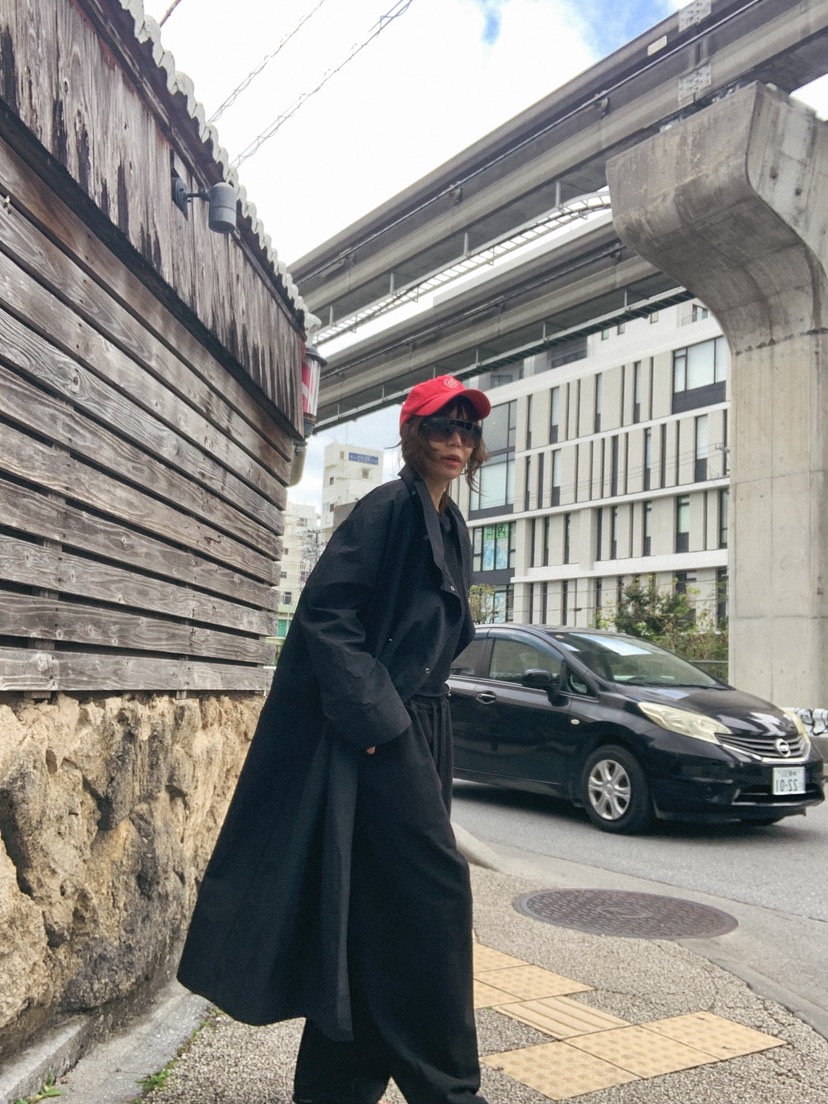 PARIS MATCH東大門直郵女裝新款職業熱賣休閑時尚長款風衣PARIS MATCH長款風衣