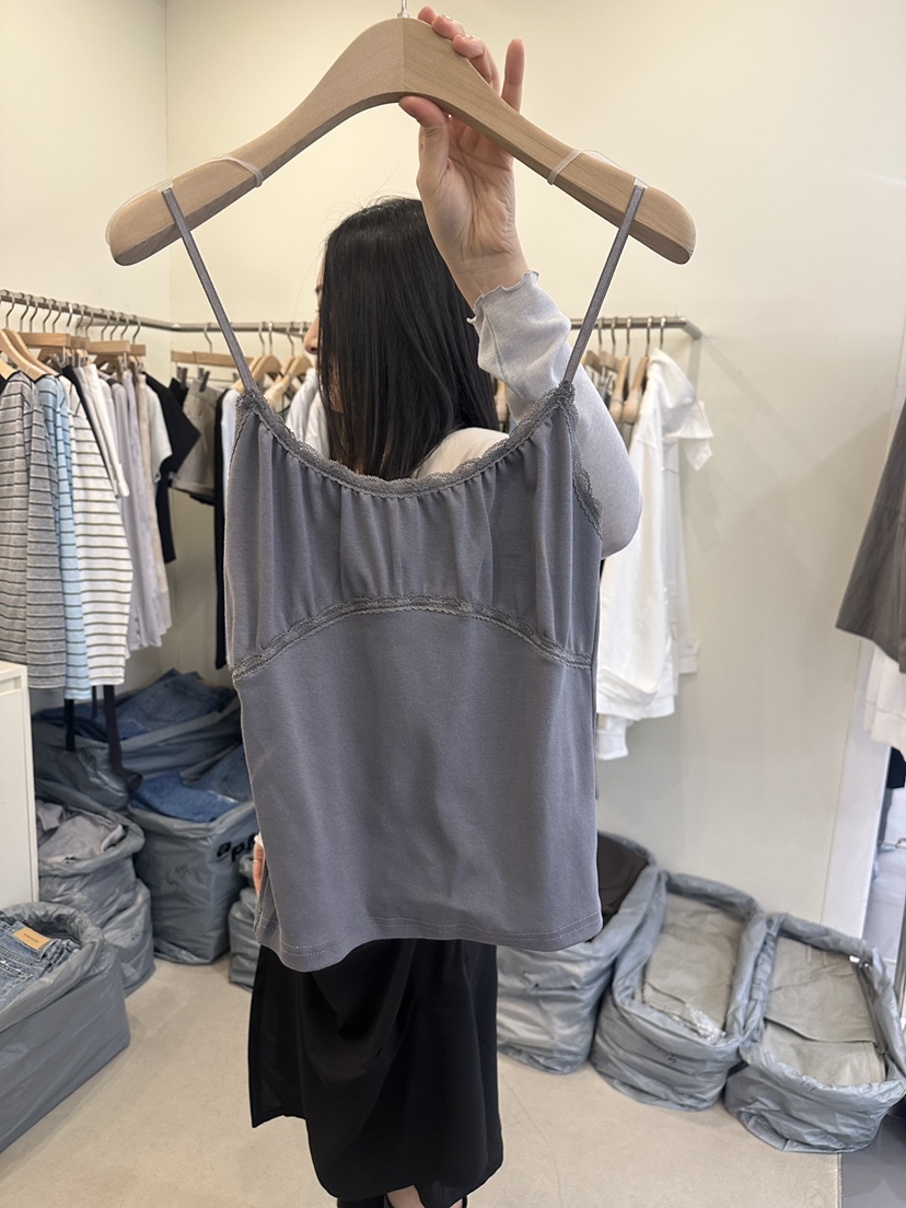 MONDAYMORING韓國代購女士新品休閑熱賣職業推薦吊帶背心MONDAYMORING吊帶/背心圖色2