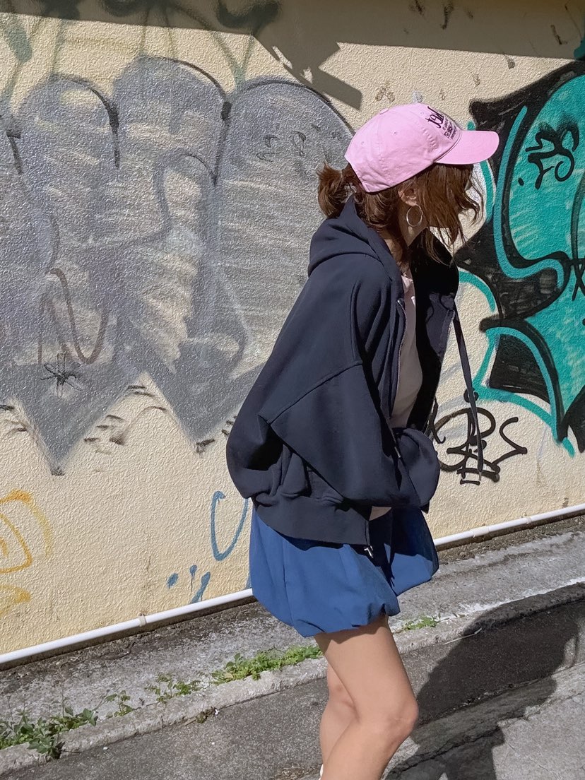 PARIS MATCH東大門直郵女裝新品人氣休閑夾克連帽拉鏈衫PARIS MATCH夾克