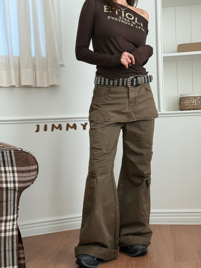 JIMMY韓國直郵女裝新品人氣職業推薦休閑真品時尚長袖T恤JIMMY/REMAKE長袖T恤