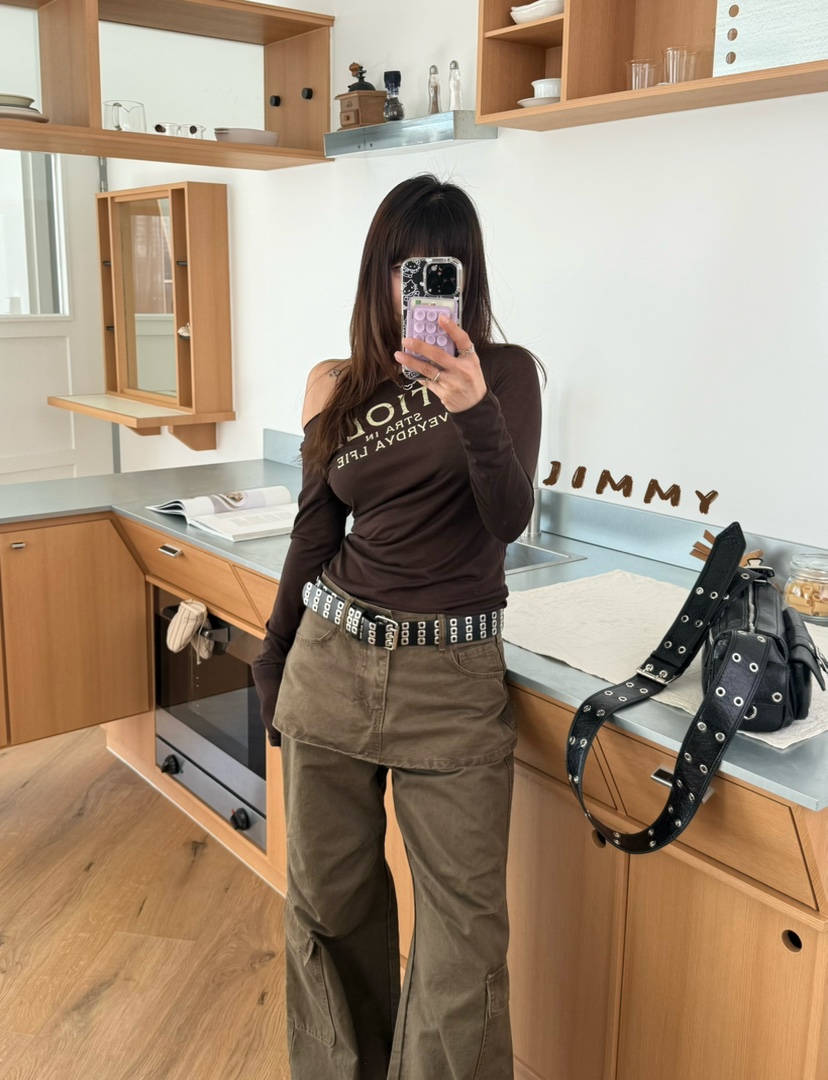 JIMMY韓國直郵女裝新品人氣職業推薦休閑真品時尚長袖T恤JIMMY/REMAKE長袖T恤