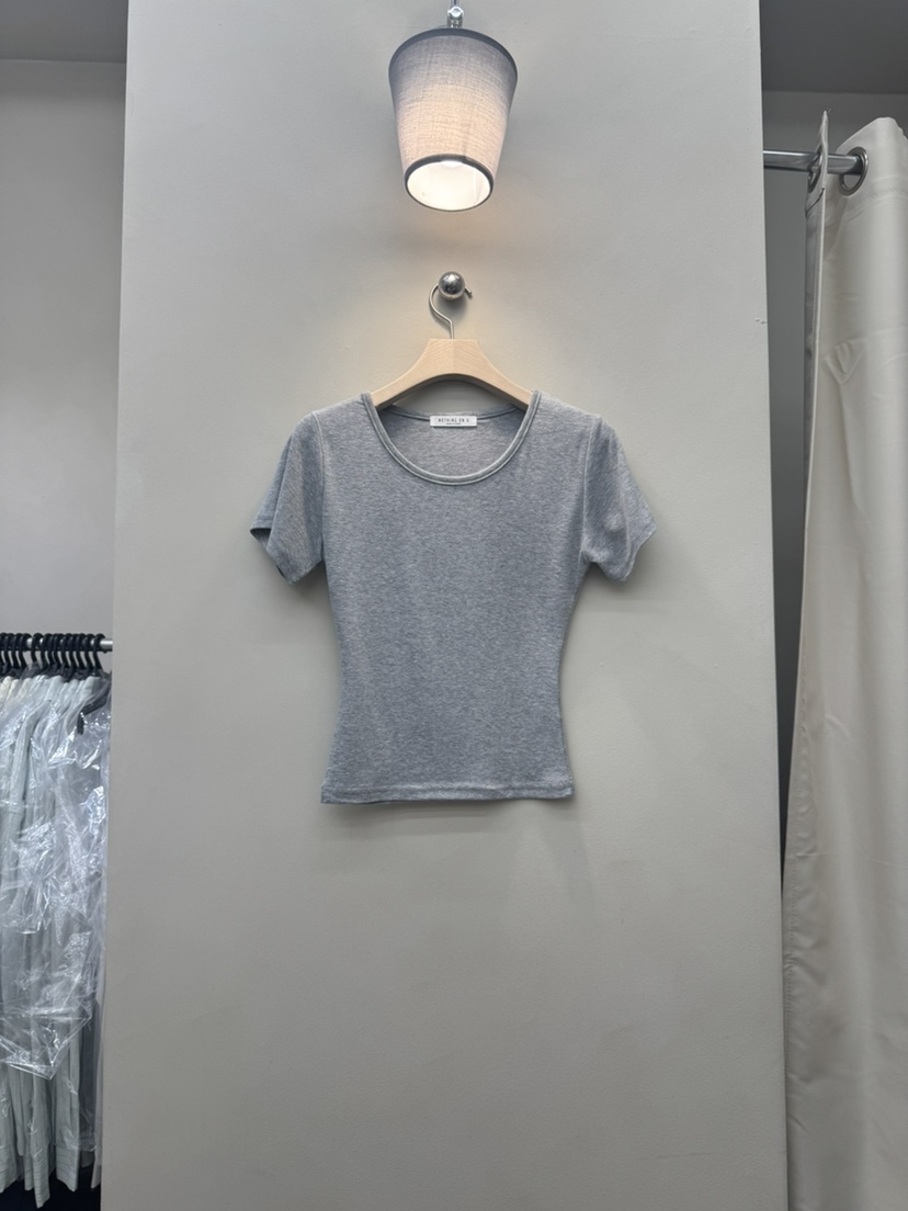 NOTHING東大門直郵女裝新品休閑時尚真品推薦人氣T恤修身NOTHINGT恤圖色2