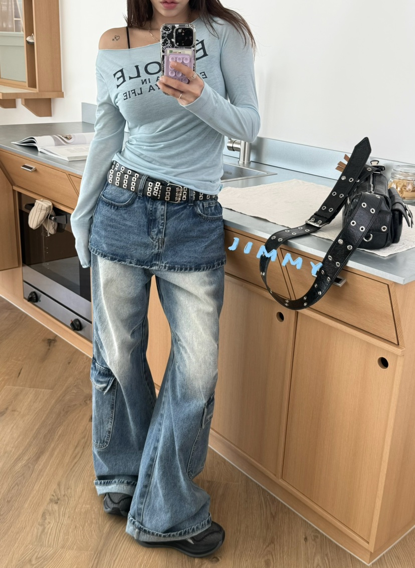 JIMMY東大門直郵女裝新品時尚休閑推薦熱賣職業真品人氣裙褲JIMMY/REMAKE裙褲