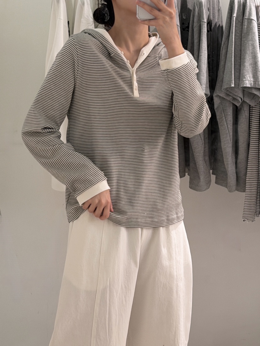 PEPPER-L東大門直郵女裝新品時尚26春夏人氣職業長袖T恤PEPPER長袖T恤