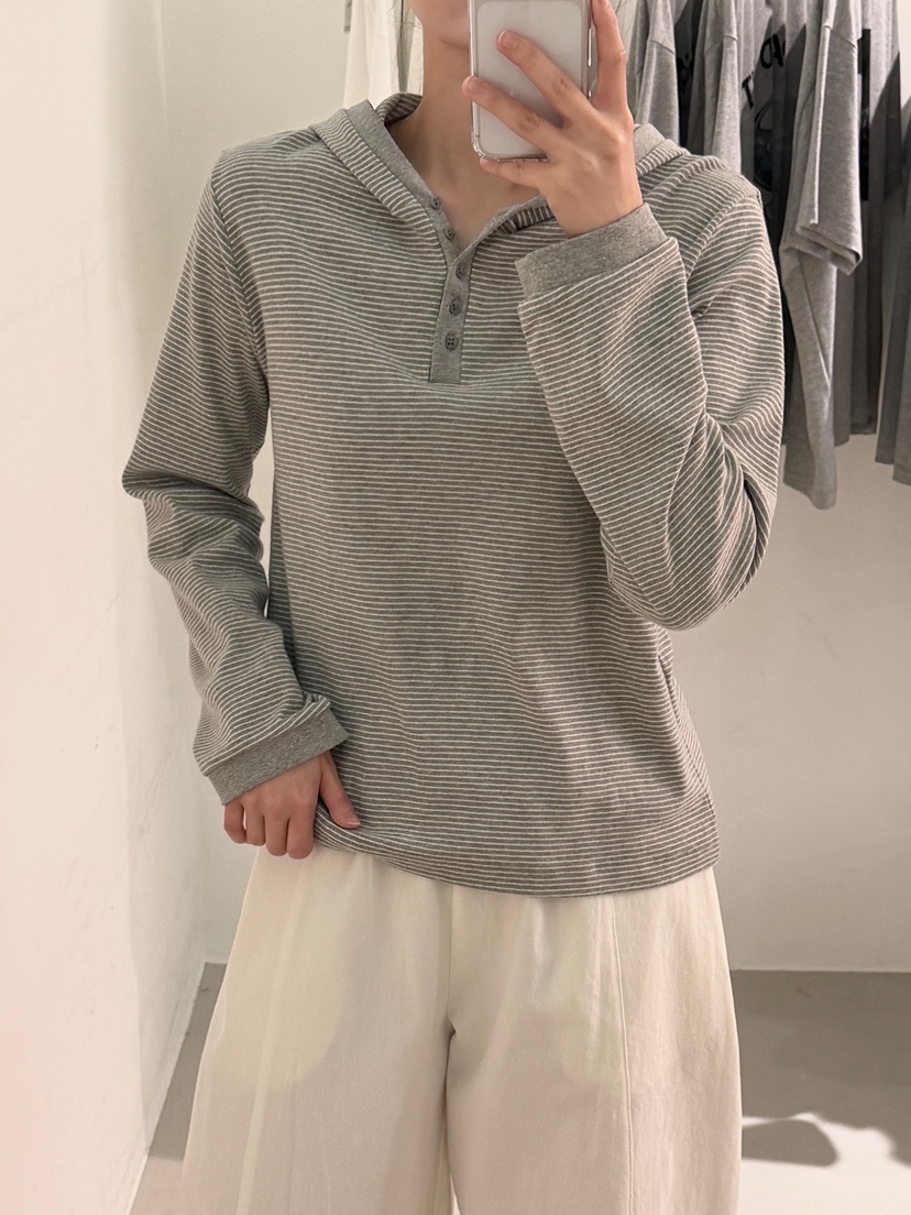 PEPPER-L東大門直郵女裝新品時尚26春夏人氣職業長袖T恤PEPPER長袖T恤