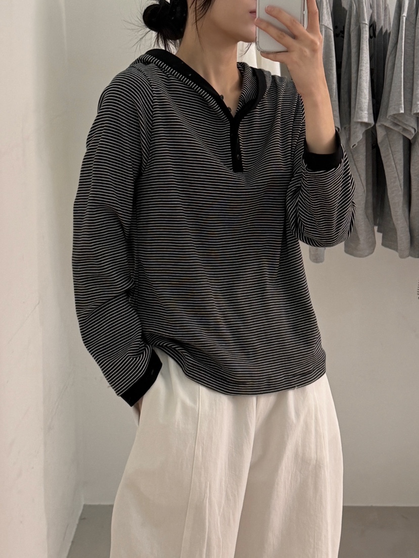 PEPPER-L東大門直郵女裝新品時尚26春夏人氣職業長袖T恤PEPPER長袖T恤