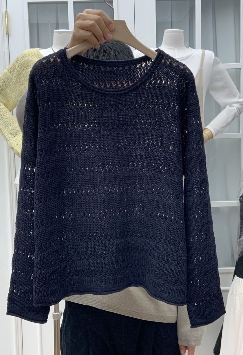 RE:FRESH-L東大門實拍女士新品26春夏人氣時尚職業針織衫RE:FRESH針織衫圖色3