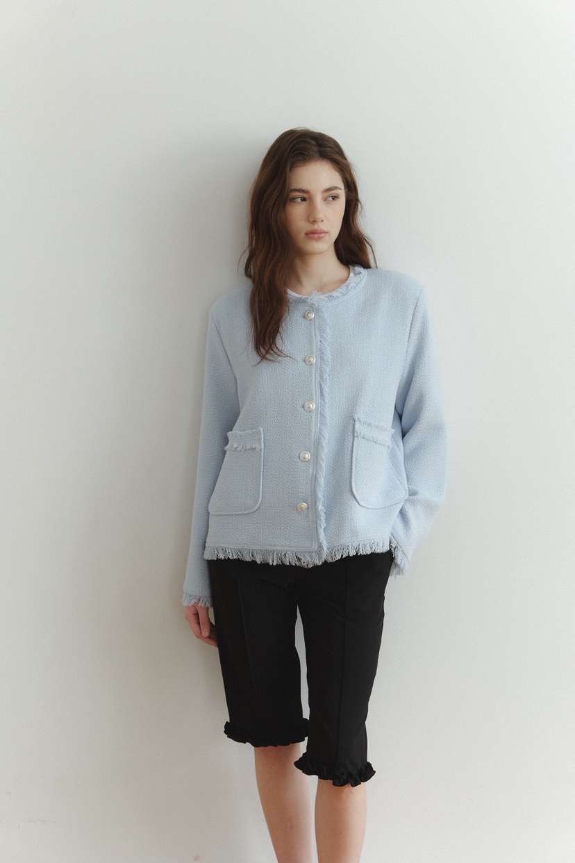 BIEN GARDER東大門代購女裝新品時尚26春夏職業休閑夾克BIEN GARDER夾克