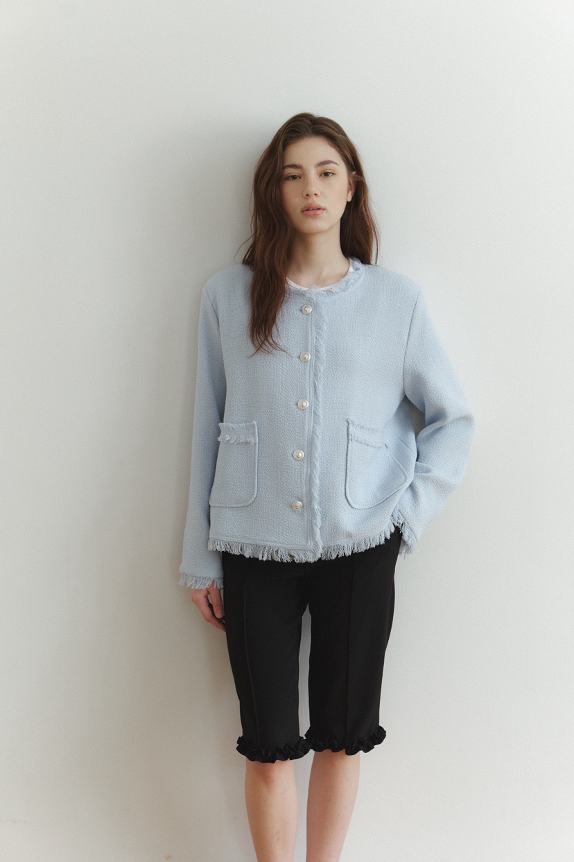 BIEN GARDER東大門代購女裝新品時尚26春夏職業休閑夾克BIEN GARDER夾克