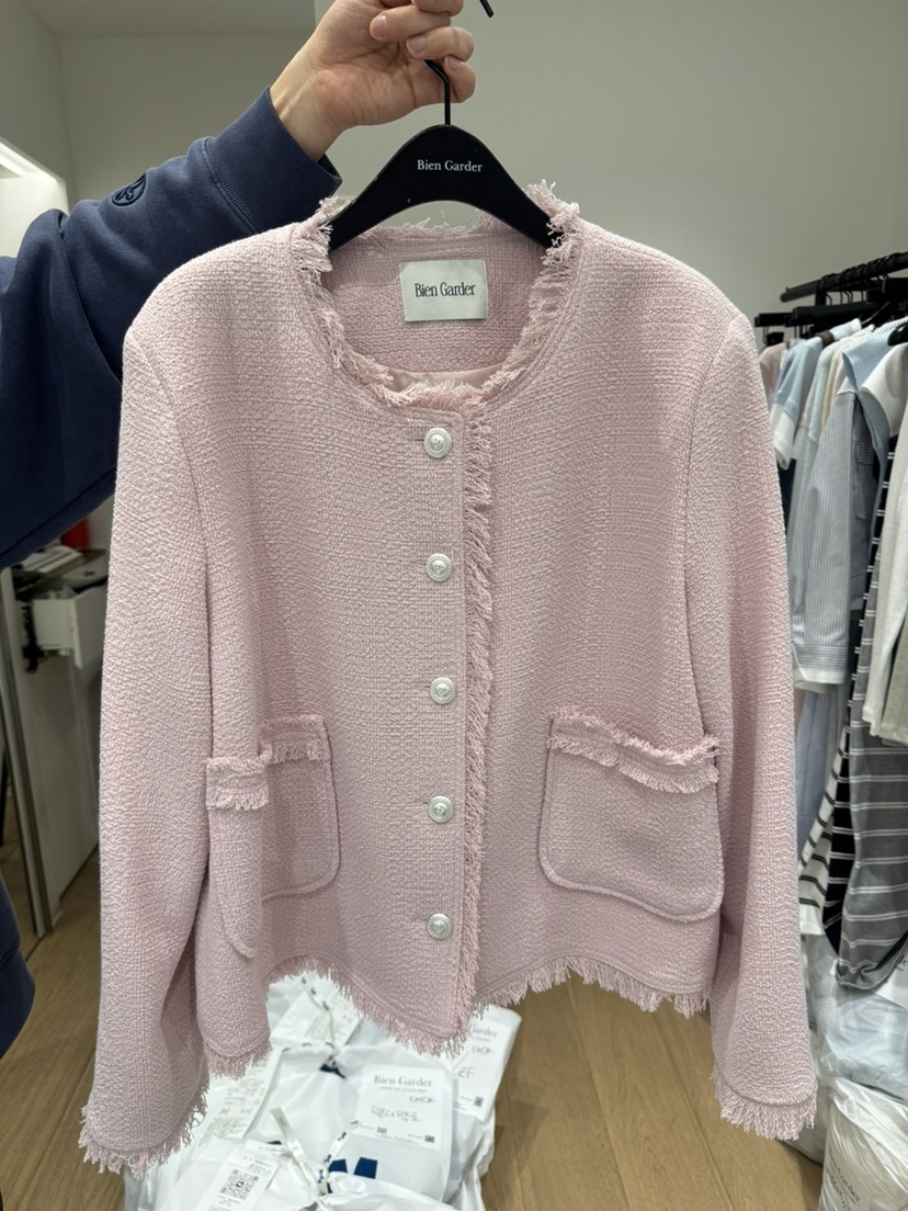 BIEN GARDER東大門代購女裝新品時尚26春夏職業休閑夾克BIEN GARDER夾克圖色2