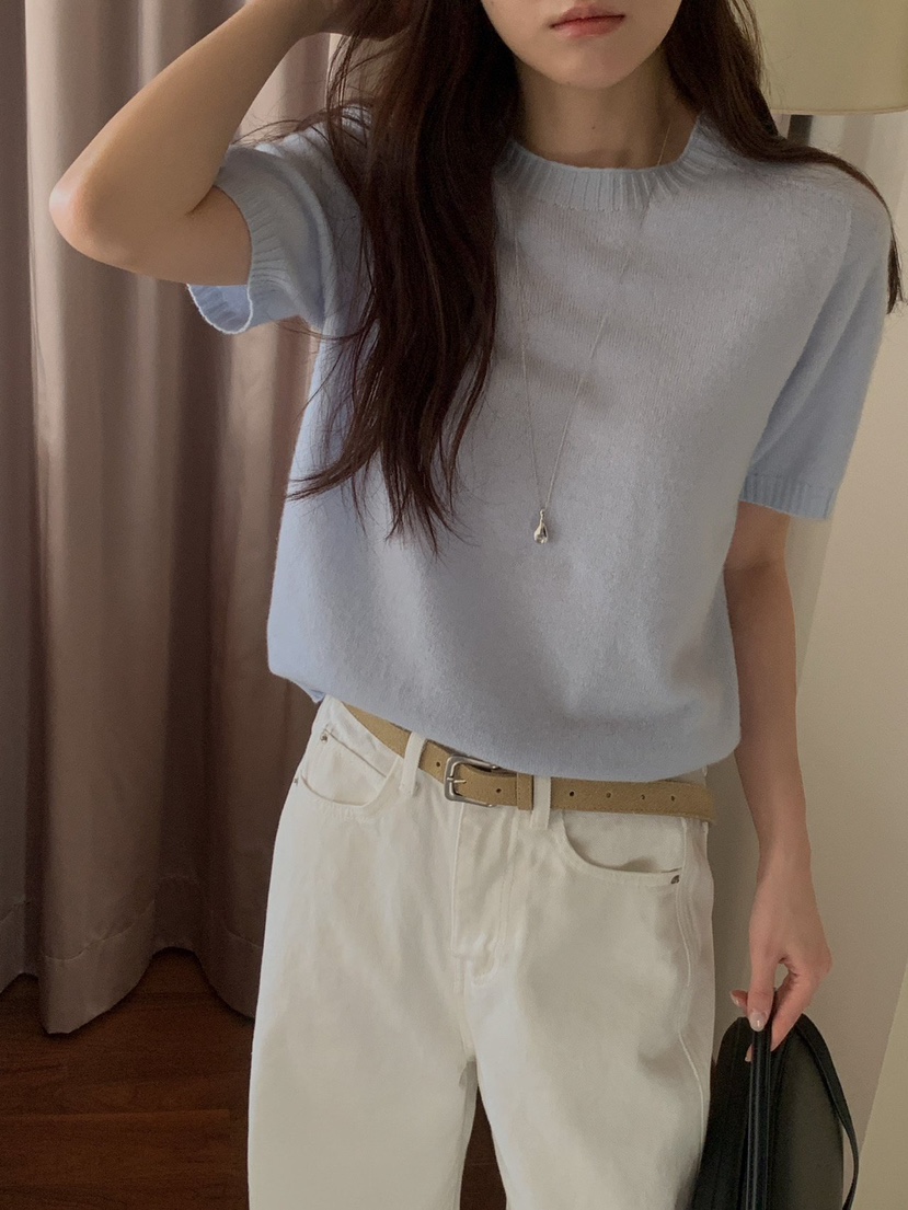 NOTHING東大門代購女士新款推薦真品職業針織衫不含披肩柔軟NOTHING針織衫