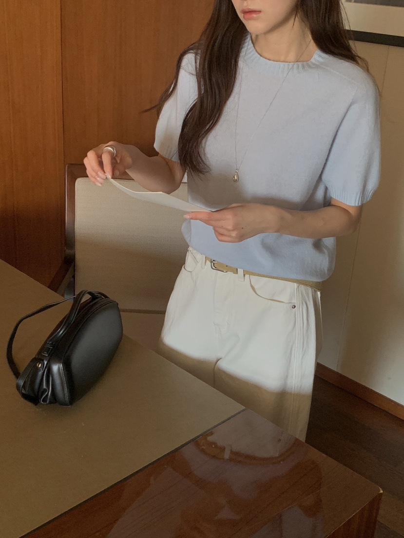 NOTHING東大門代購女士新款推薦真品職業針織衫不含披肩柔軟NOTHING針織衫