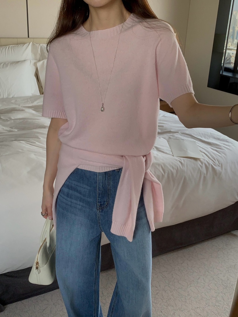 NOTHING東大門代購女士新款推薦真品職業針織衫不含披肩柔軟NOTHING針織衫