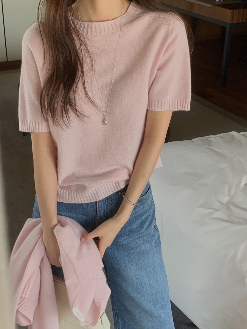 NOTHING東大門代購女士新款推薦真品職業針織衫不含披肩柔軟NOTHING針織衫