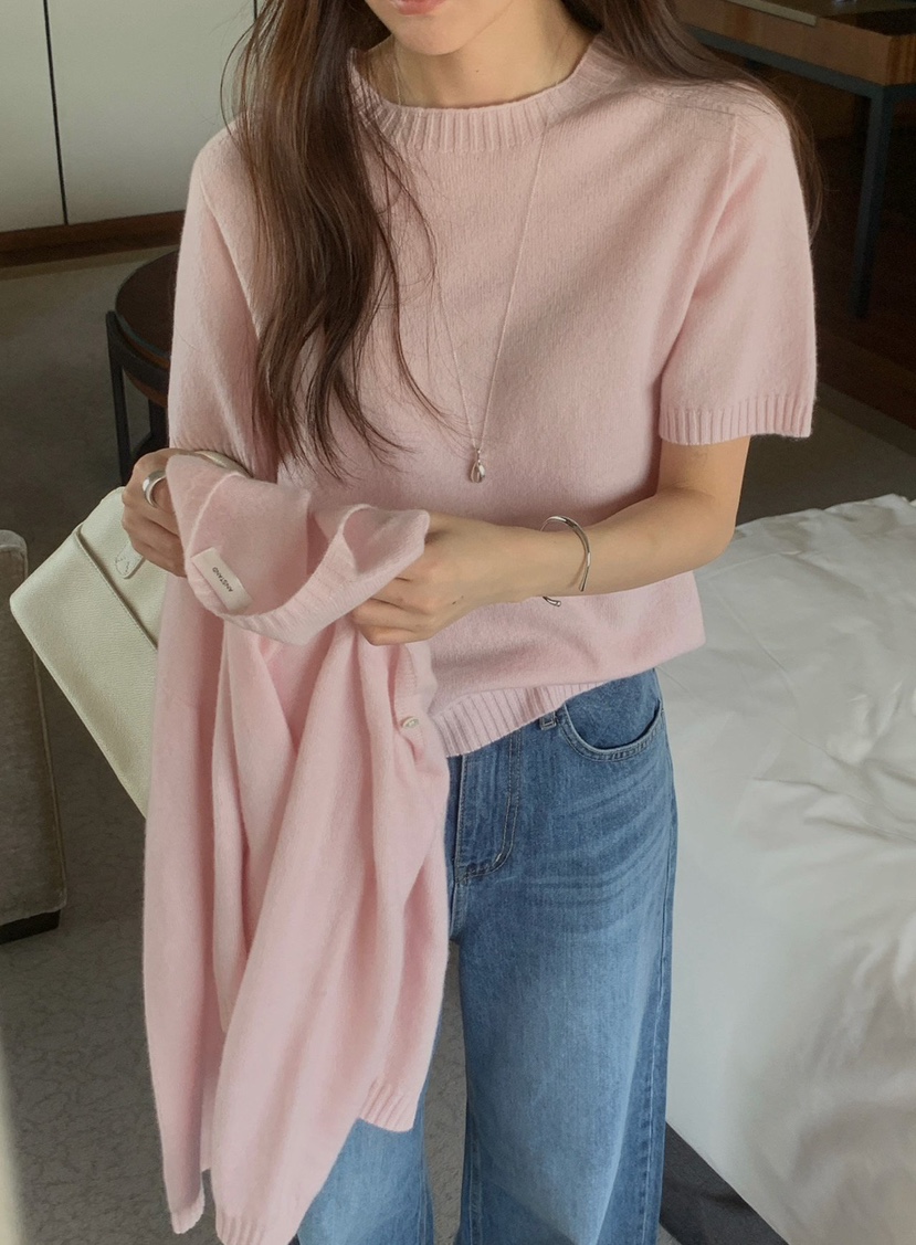 NOTHING東大門代購女士新款推薦真品職業針織衫不含披肩柔軟NOTHING針織衫