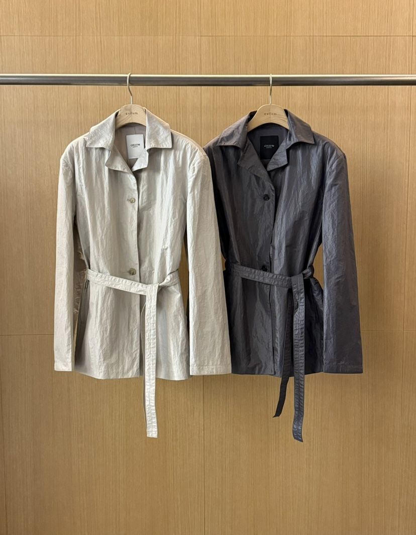 CULLUM東大門代購女裝新款時尚推薦休閑職業真品夾克含腰帶CULLUM夾克