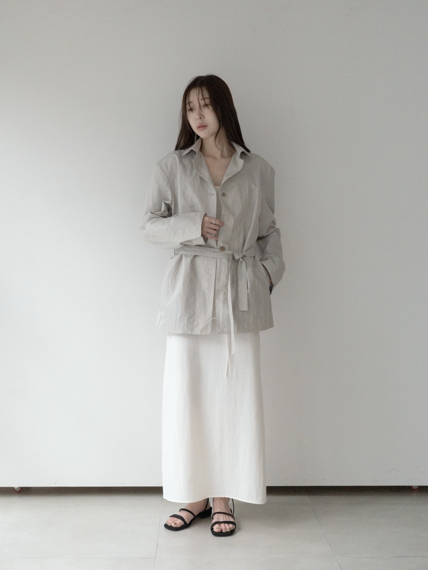 CULLUM東大門代購女裝新款時尚推薦休閑職業真品夾克含腰帶CULLUM夾克