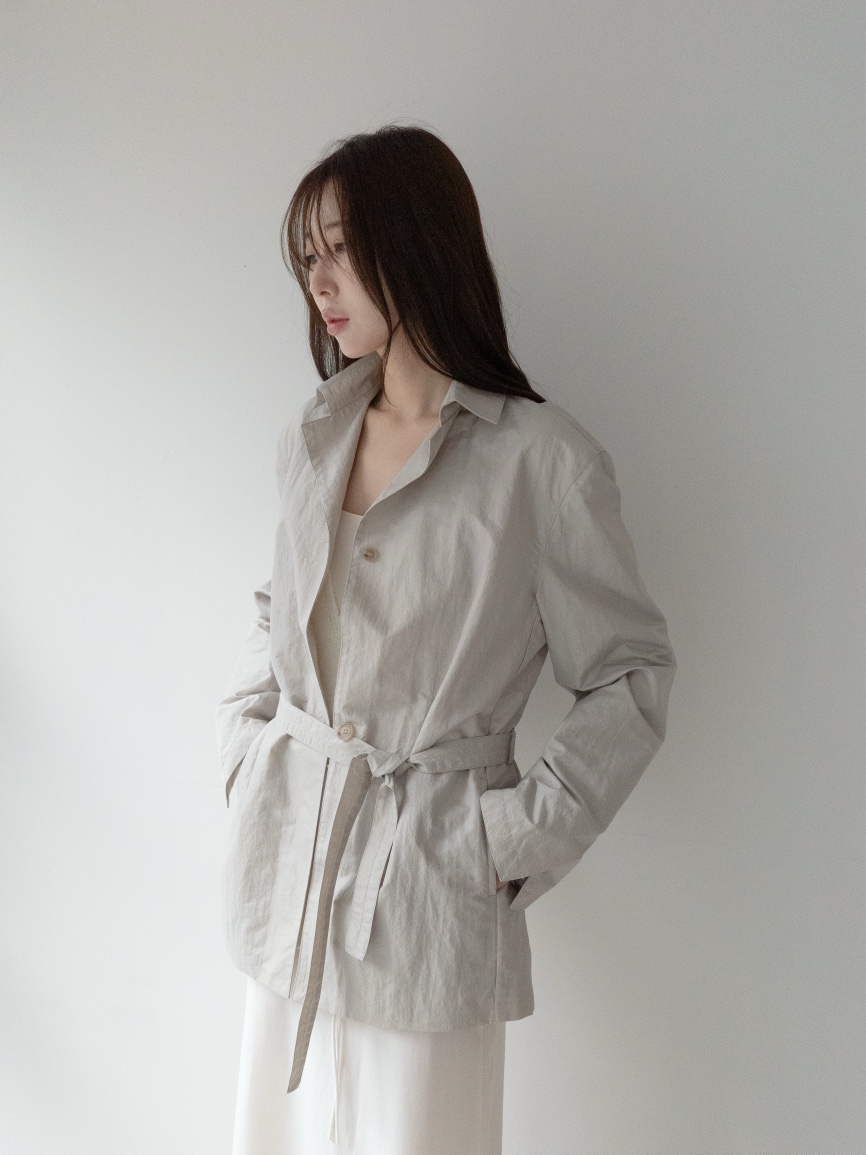 CULLUM東大門代購女裝新款時尚推薦休閑職業真品夾克含腰帶CULLUM夾克