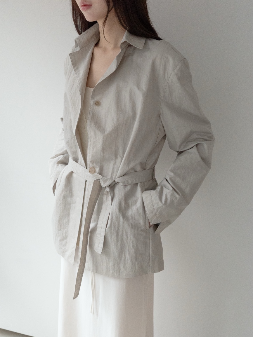 CULLUM東大門代購女裝新款時尚推薦休閑職業真品夾克含腰帶CULLUM夾克