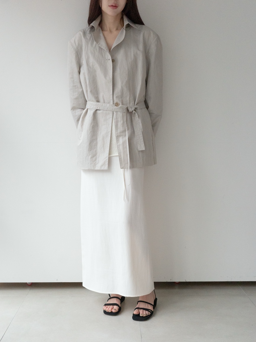 CULLUM東大門代購女裝新款時尚推薦休閑職業真品夾克含腰帶CULLUM夾克