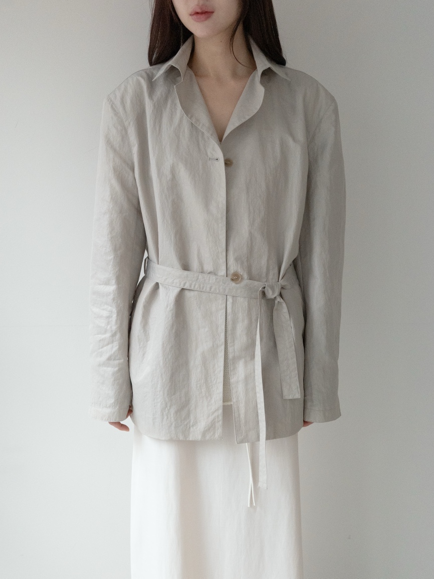 CULLUM東大門代購女裝新款時尚推薦休閑職業真品夾克含腰帶CULLUM夾克