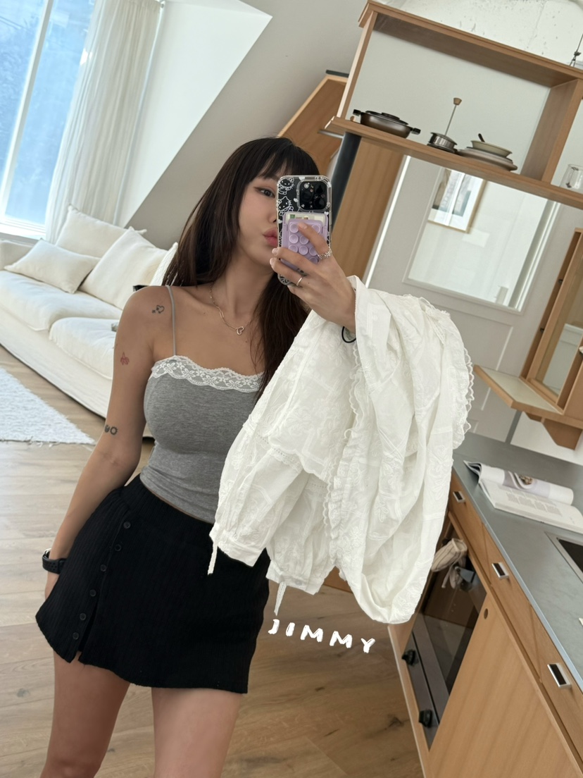 JIMMY東大門實拍女裝新品人氣時尚26春夏熱賣職業吊帶背心JIMMY/REMAKE吊帶/背心