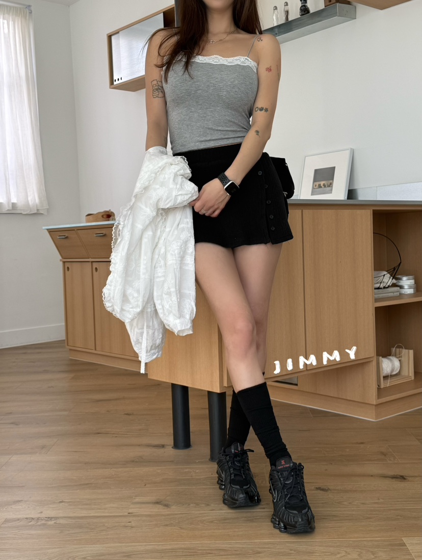 JIMMY東大門實拍女裝新品人氣時尚26春夏熱賣職業吊帶背心JIMMY/REMAKE吊帶/背心