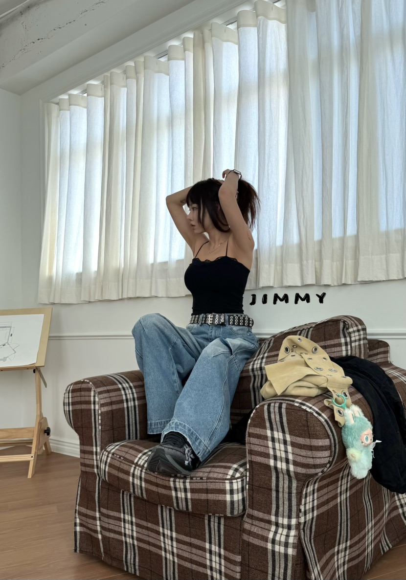 JIMMY東大門實拍女裝新品人氣時尚26春夏熱賣職業吊帶背心JIMMY/REMAKE吊帶/背心