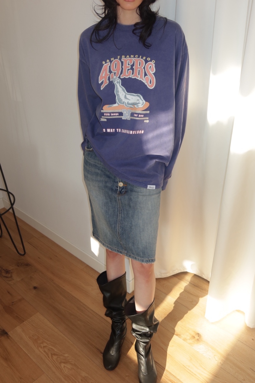 FIFO/UNANSWERED-MYSTERY東大門代購女裝新款休閑長袖T恤FIFO/UNANSWERED-MYSTERY長袖T恤