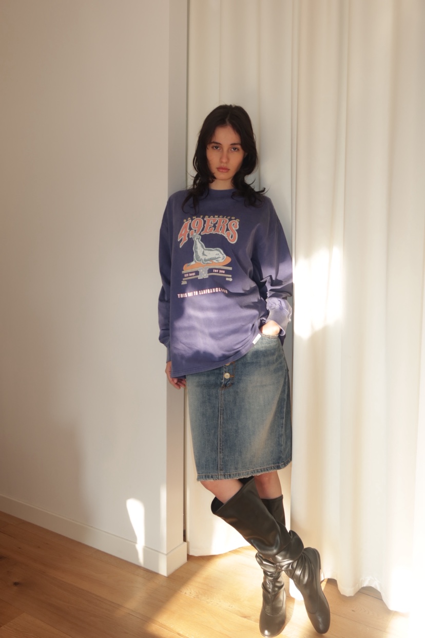 FIFO/UNANSWERED-MYSTERY東大門代購女裝新款休閑長袖T恤FIFO/UNANSWERED-MYSTERY長袖T恤