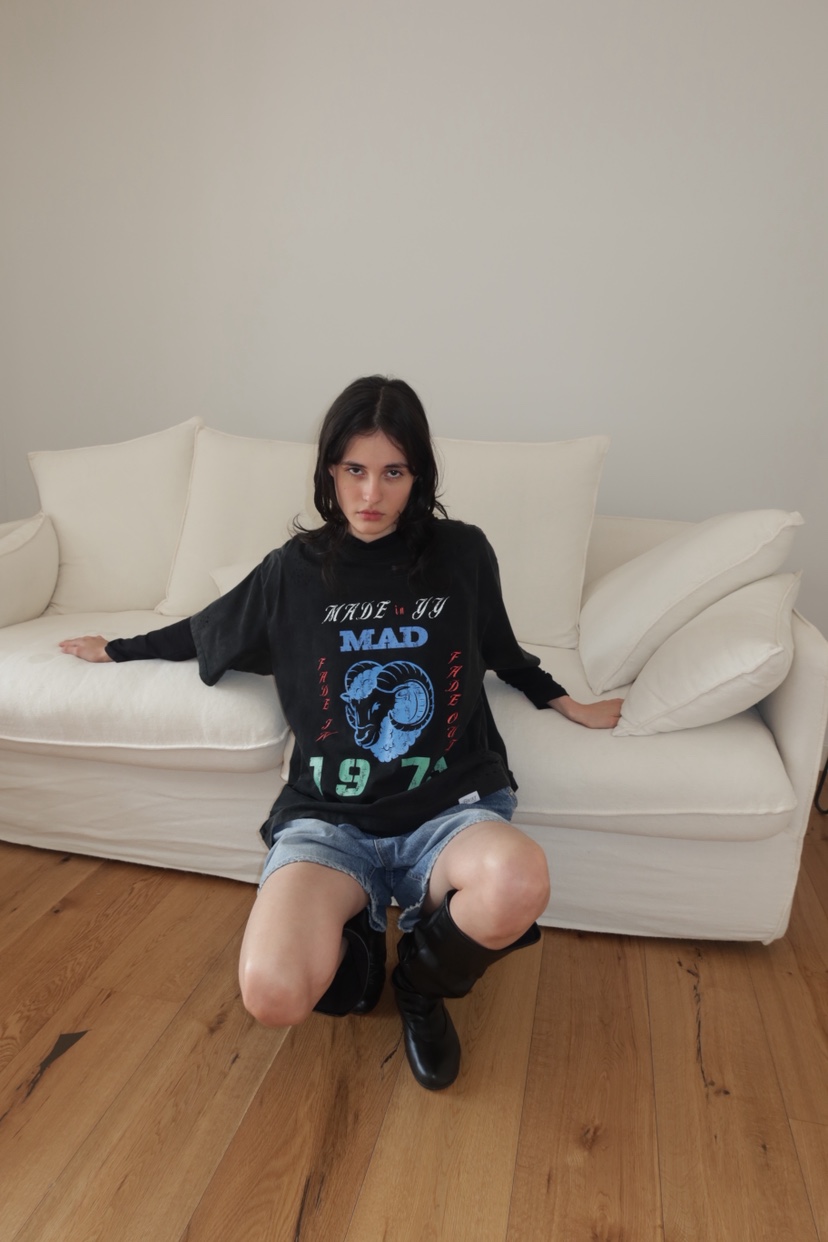 FIFO/UNANSWERED-MYSTERY韓國直郵女士新款26春夏長袖T恤FIFO/UNANSWERED-MYSTERY長袖T恤