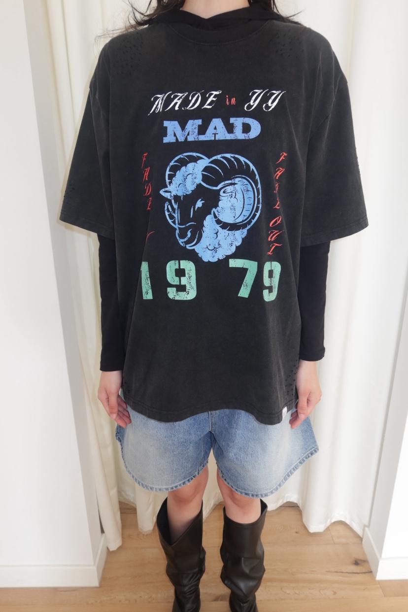 FIFO/UNANSWERED-MYSTERY韓國直郵女士新款26春夏長袖T恤FIFO/UNANSWERED-MYSTERY長袖T恤圖色1