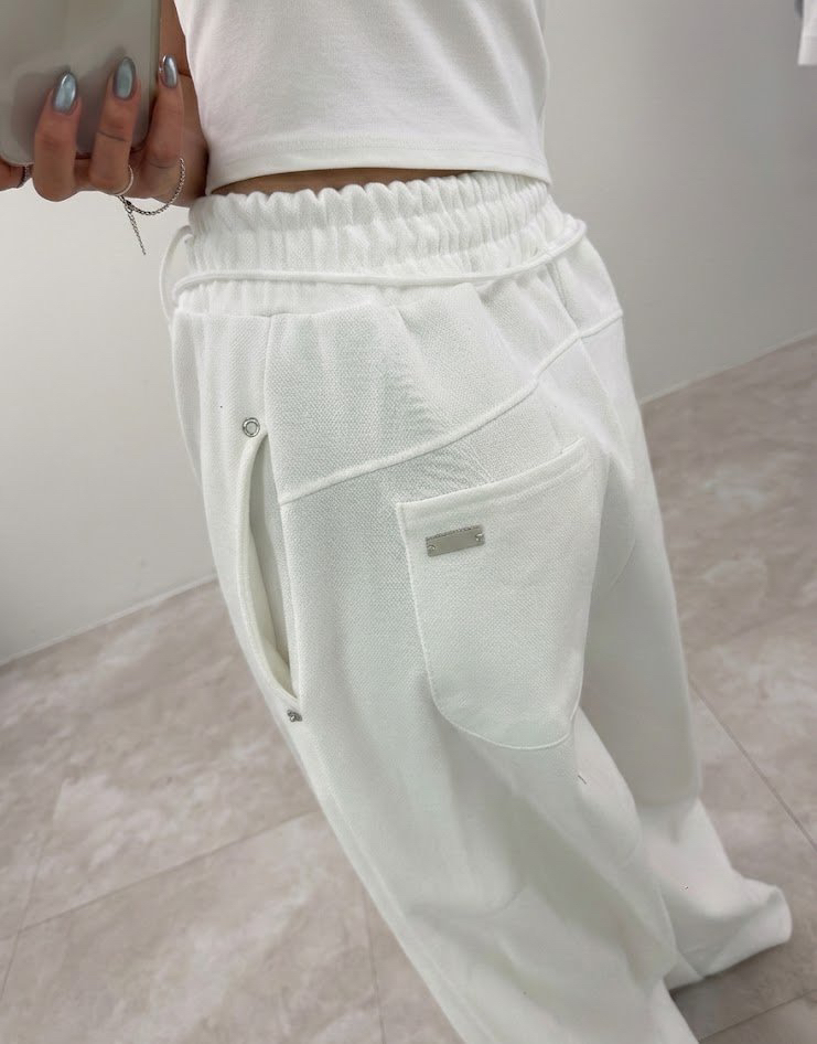 UNA/THE MAY東大門直郵女士新品時尚休閑真品休閑褲褶裥THEMAY/UNA休閑褲