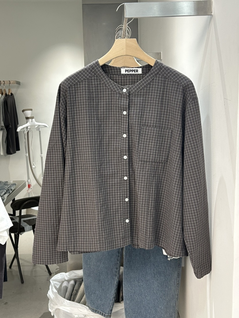 PEPPER-L韓國直郵女士新款熱賣真品職業推薦休閑襯衫蕾絲衫PEPPER襯衫/蕾絲衫圖色3