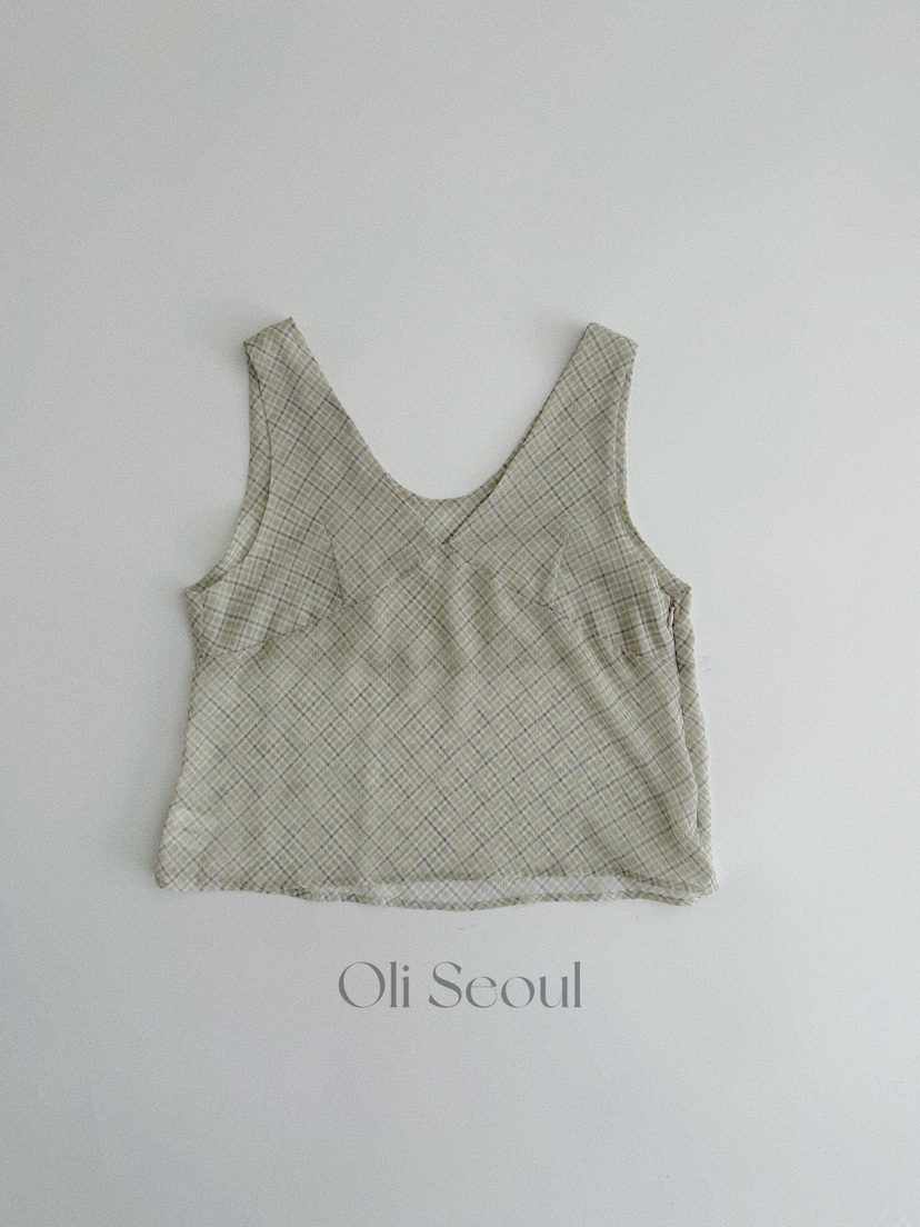 OLI SEOUL東大門直郵女士新品時尚人氣26春夏職業吊帶背心OLI SEOUL吊帶/背心圖色2